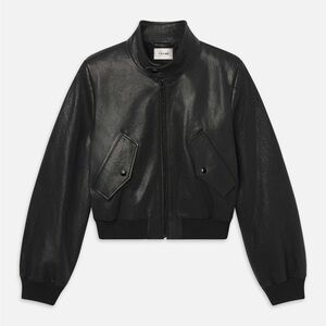 Frame Harrington Black Leather Jacket